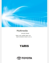 TOYOTA YARIS 2024-2025 NAVIGATION & MULTIMEDIA SYSTEM MANUAL (JDM)